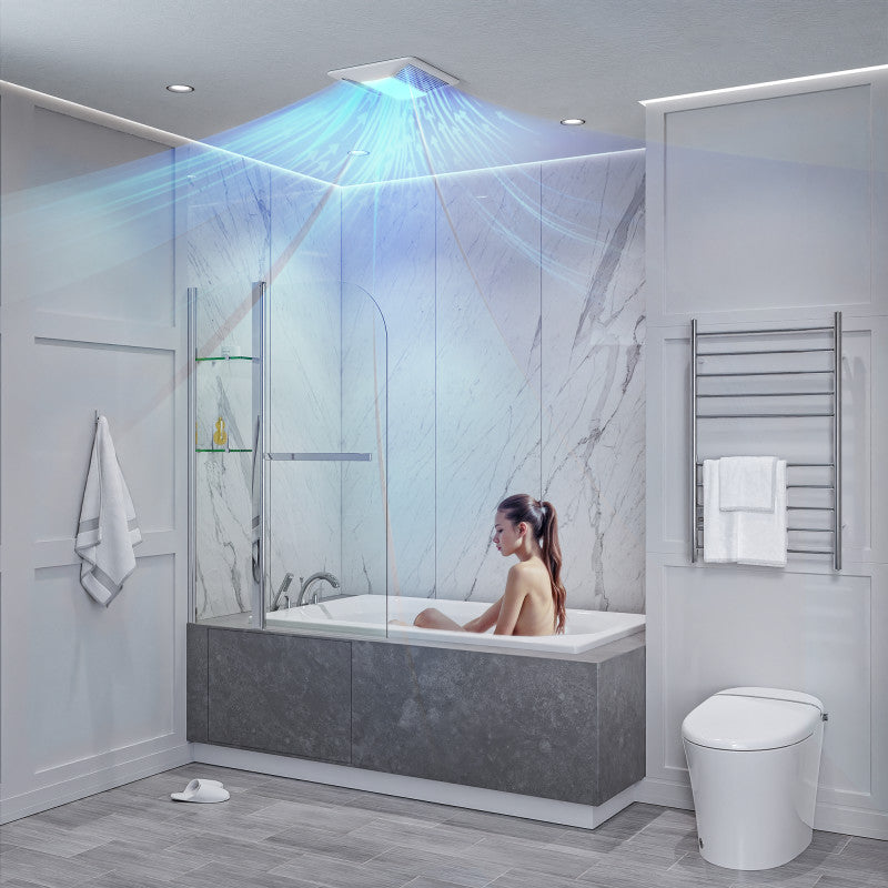 EF-AZ104WH - Broad Series 150 CFM Ceiling Mount Bathroom Exhaust Fan with Brilliant LED Light and ENERGY STAR in Soothing White