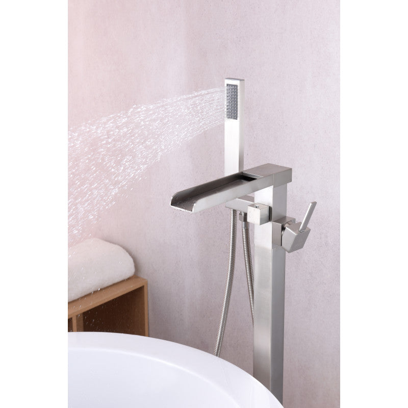 Union 2-Handle Claw Foot Tub Faucet with Hand Shower