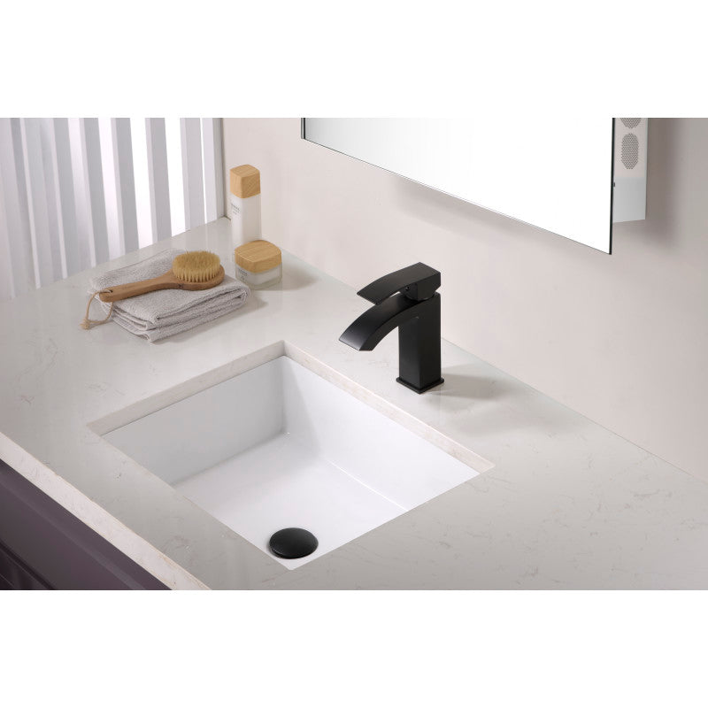 Revere Series Single Hole Single-Handle Low-Arc Bathroom Faucet