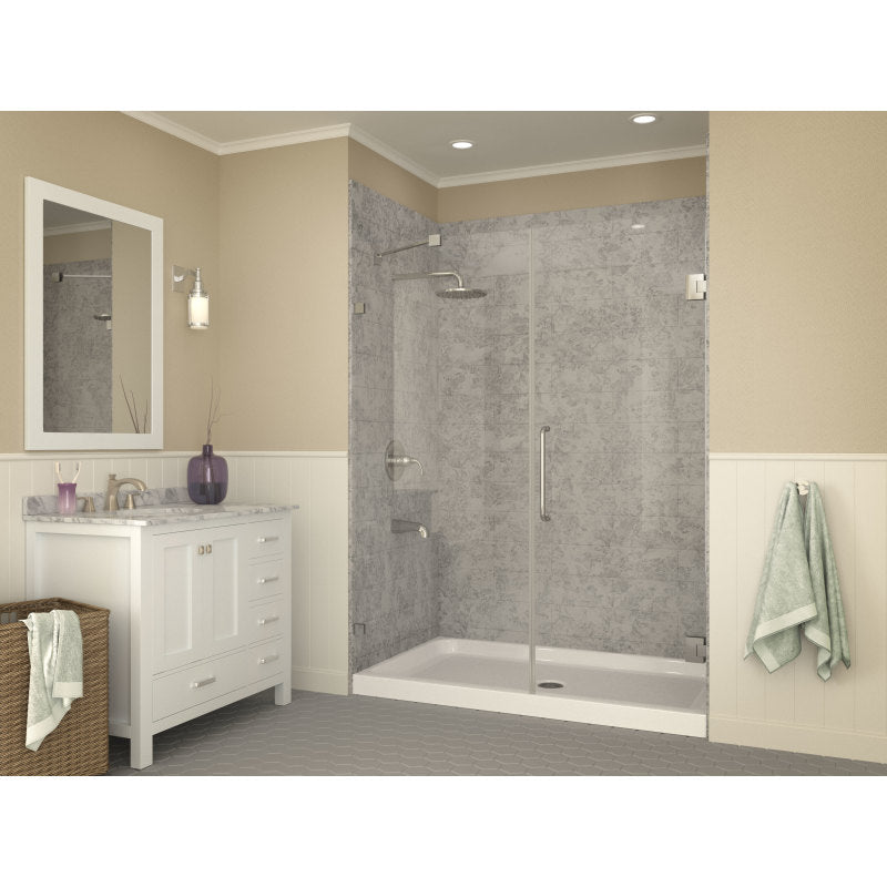 SB-AZ04CD - Tier 36 x 60  in. Center Drain Single Threshold Shower Base in White