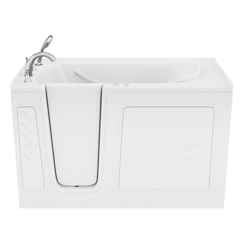 Value Series 30 in. x 60 in. Left Drain Quick Fill Walk-In Whirlpool and Air Tub in White