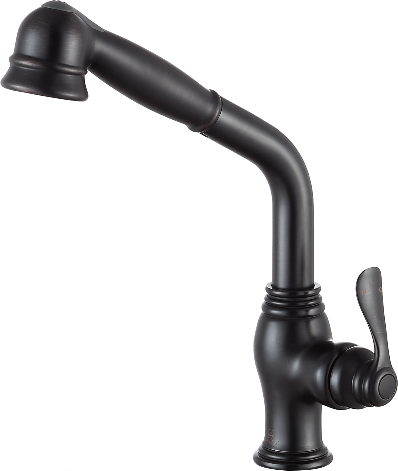KF-AZ203ORB - Del Moro Single-Handle Pull-Out Sprayer Kitchen Faucet in Oil Rubbed Bronze