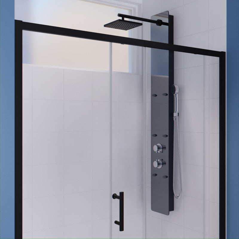Halberd 60 in. x 72 in. Framed Shower Door with TSUNAMI GUARD