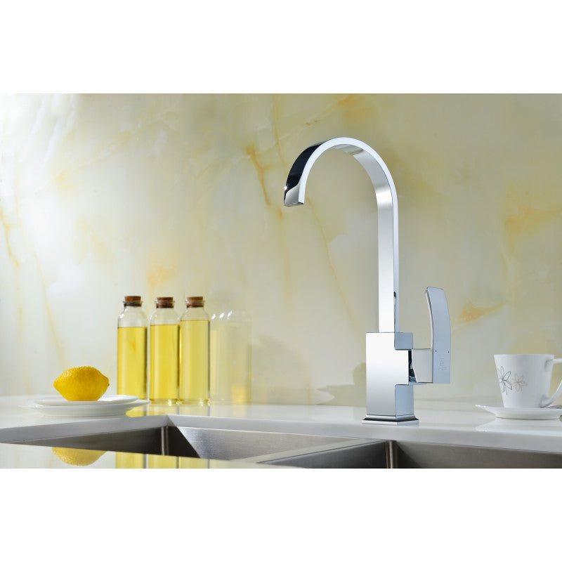 KF-AZ035 - Opus Series Single-Handle Standard Kitchen Faucet in Polished Chrome