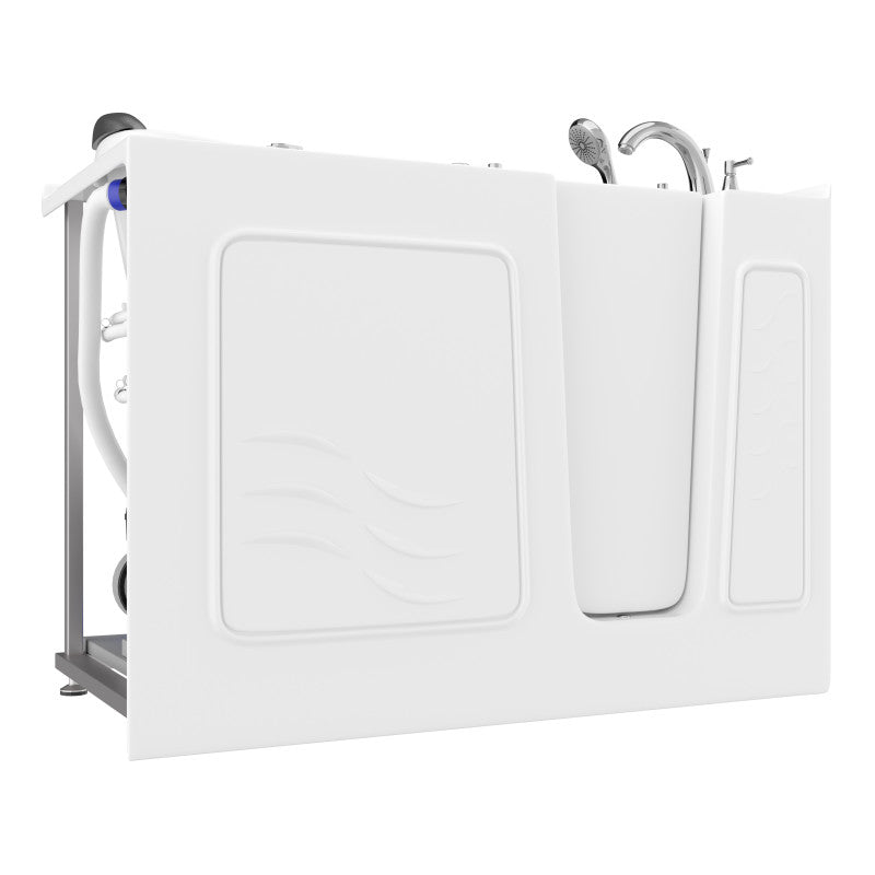 53 - 60 in. x 26 in. Air and Whirlpool Jetted Walk-in Tub