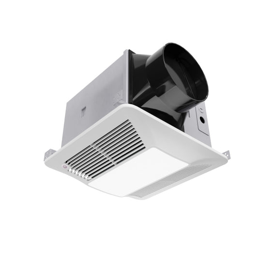 EF-AZ104WH - 150 CFM 0.5 Sone Ceiling Mount Bathroom Exhaust Fan with LED Light