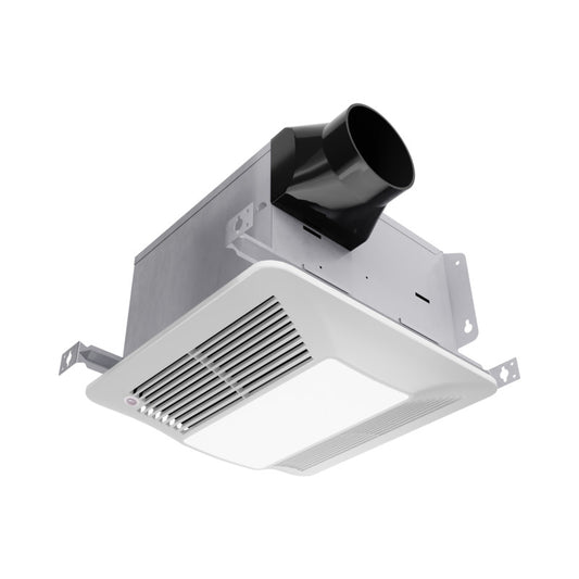 EF-AZ103WH - Breeze Series 110 CFM Ceiling Mount Bathroom Exhaust Fan with LED Light and Motion/Humidity Sensor, Bluetooth Speaker