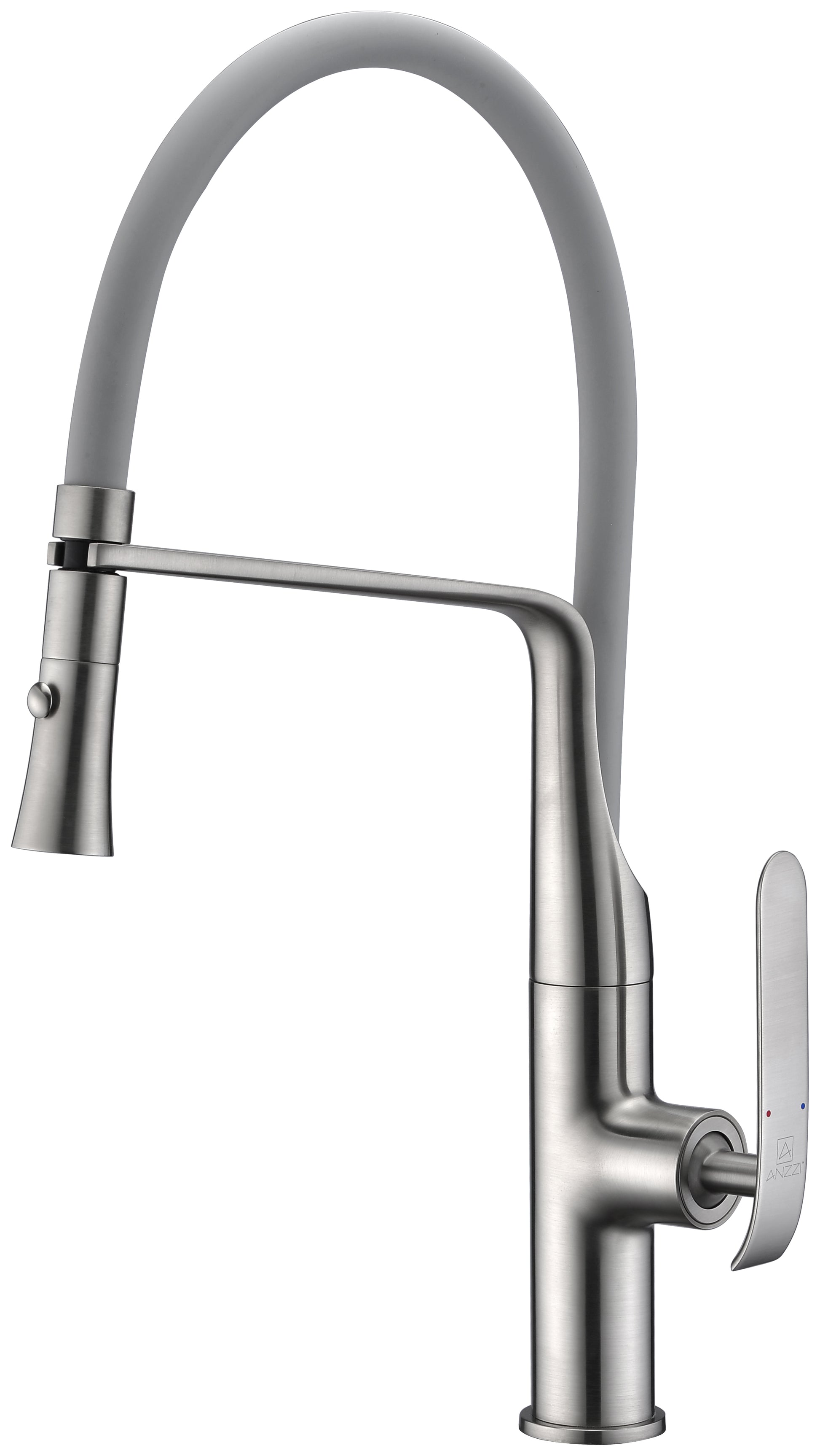 KF-AZ003BN - Accent Single Handle Pull-Down Sprayer Kitchen Faucet in Brushed Nickel