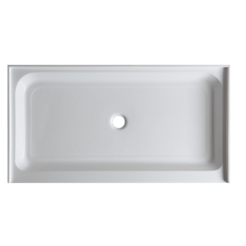 Tier 36 x 60 in. Single Threshold Shower Base in White