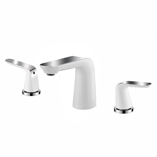 Pendant Series 8 in. Widespread 2-Handle Low-Arc Bathroom Faucet in Polished Chrome