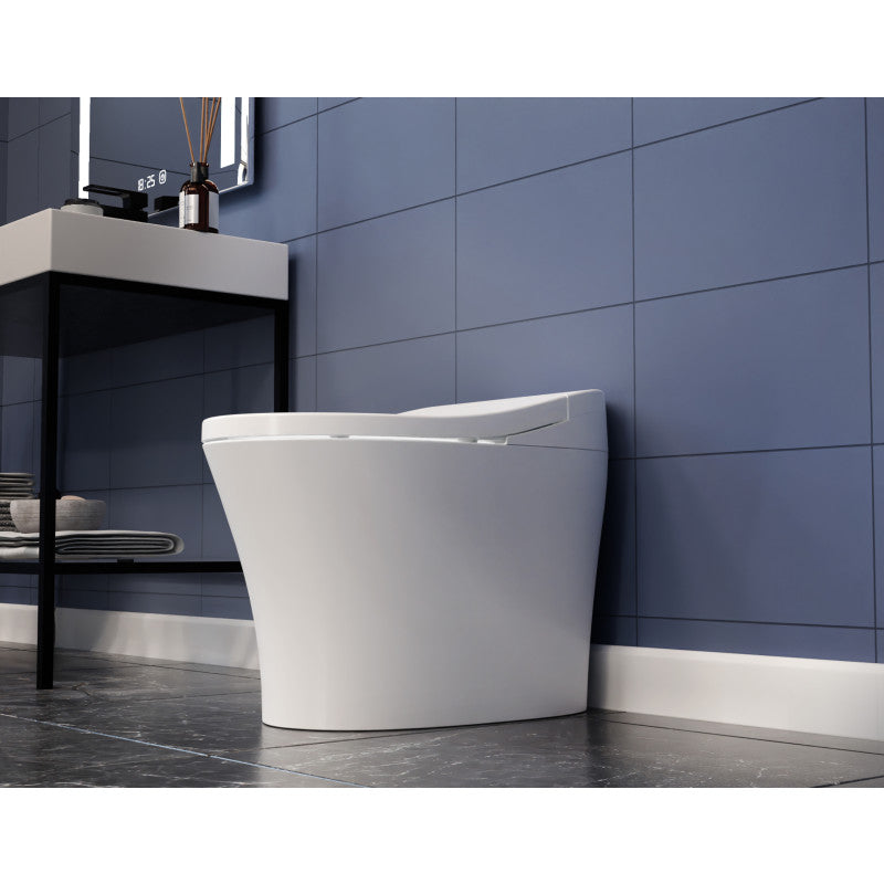 TL-ST823WH - ENVO Vail Elongated 1.28 GPF Smart Bidet Toilet in White with Remote Control, Heated Seat, Auto Flush, and Water Filter