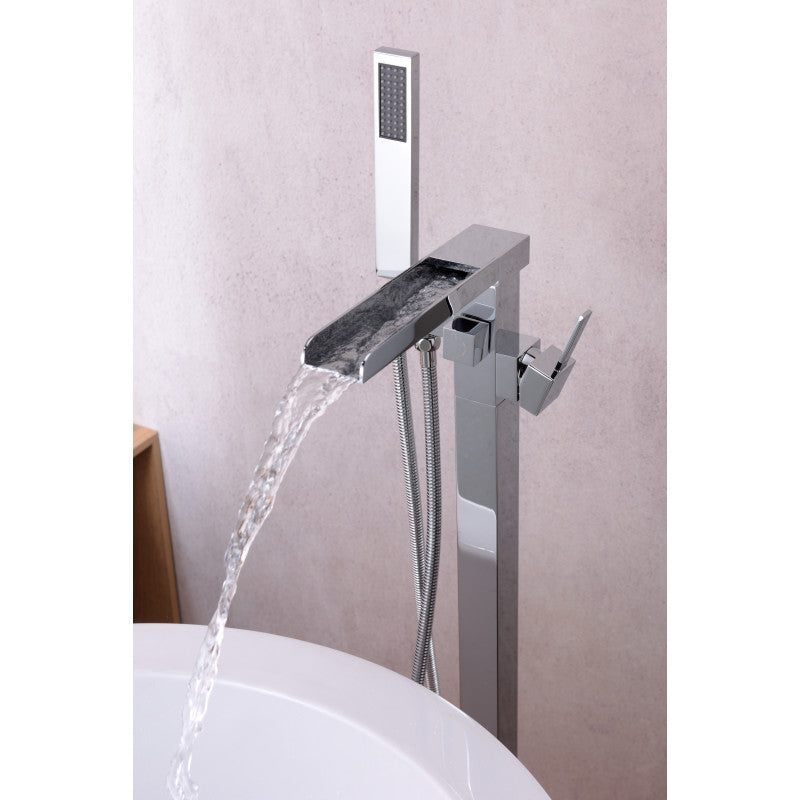 Union 2-Handle Claw Foot Tub Faucet with Hand Shower