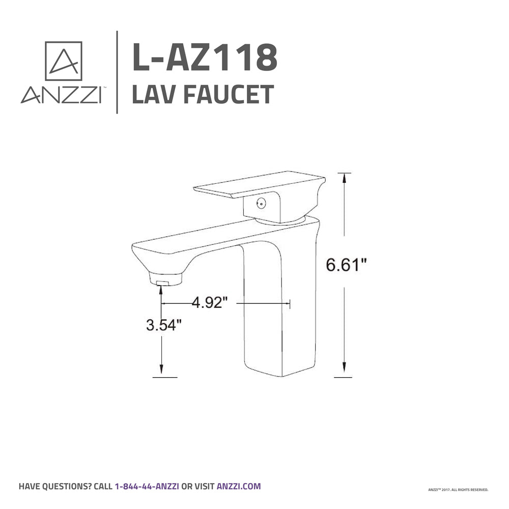 Promenade Single Hole Single Handle Bathroom Faucet