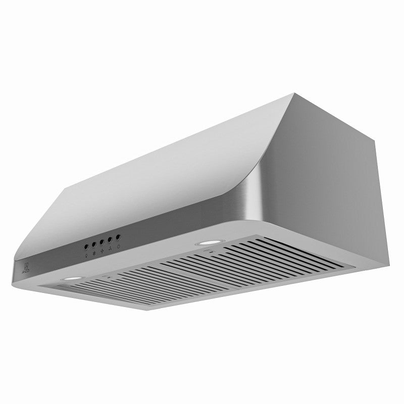 RH-AZ2576PSS - ANZZI 30-Inch 450 CFM 3-Speed Stainless Steel Under Cabinet Convertible Residential Range Hood with LED Lamp