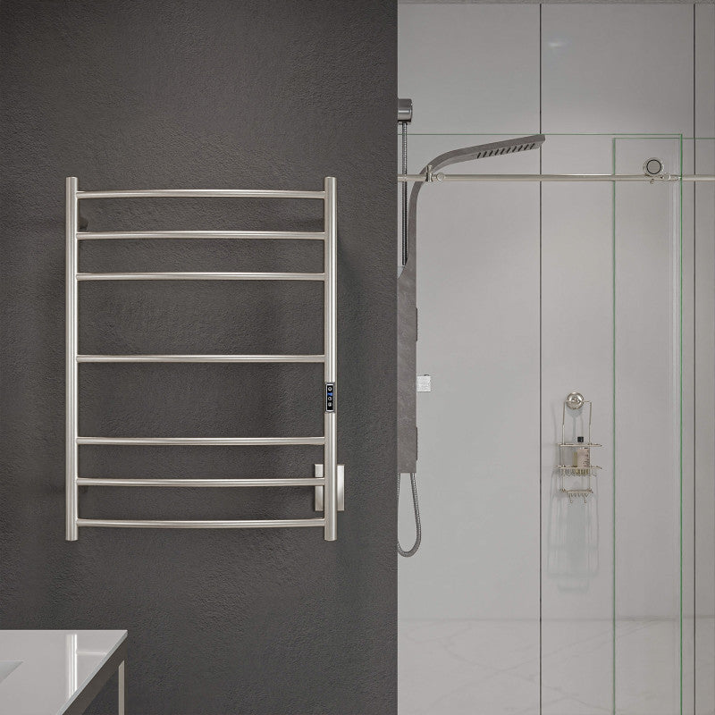 Gown 7-Bar Stainless Steel Wall Mounted Towel Warmer