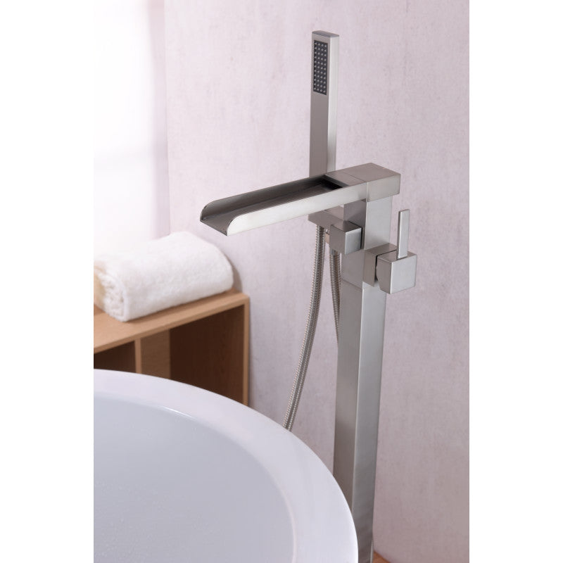 Union 2-Handle Claw Foot Tub Faucet with Hand Shower