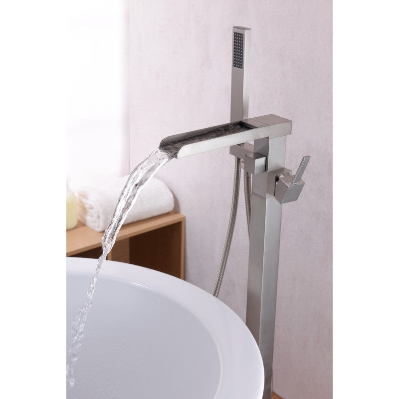 Union 2-Handle Claw Foot Tub Faucet with Hand Shower