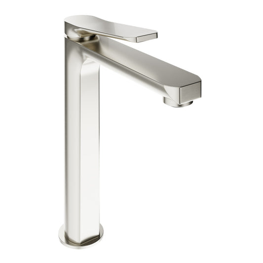 L-AZ901BN - Single Handle Single Hole Bathroom Vessel Sink Faucet With Pop-up Drain in Brushed Nickel