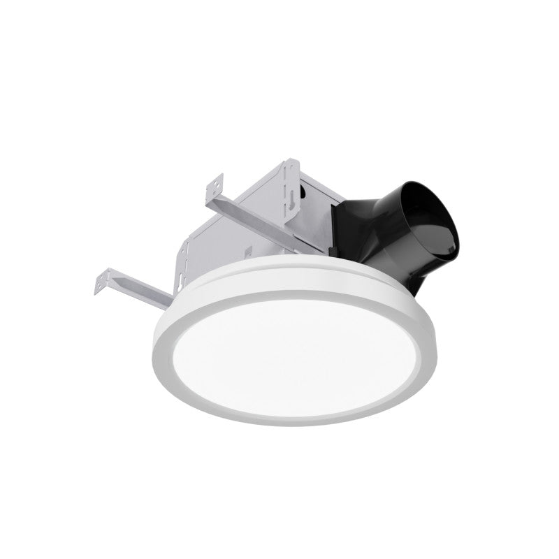EF-AZ108WH - 100 CFM 2.0 Sone Ceiling Mount Bathroom Exhaust Fan with LED Light