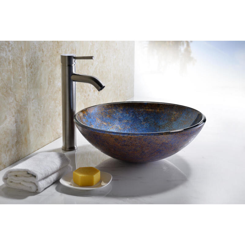 Stellar Series Deco-Glass Vessel Sink