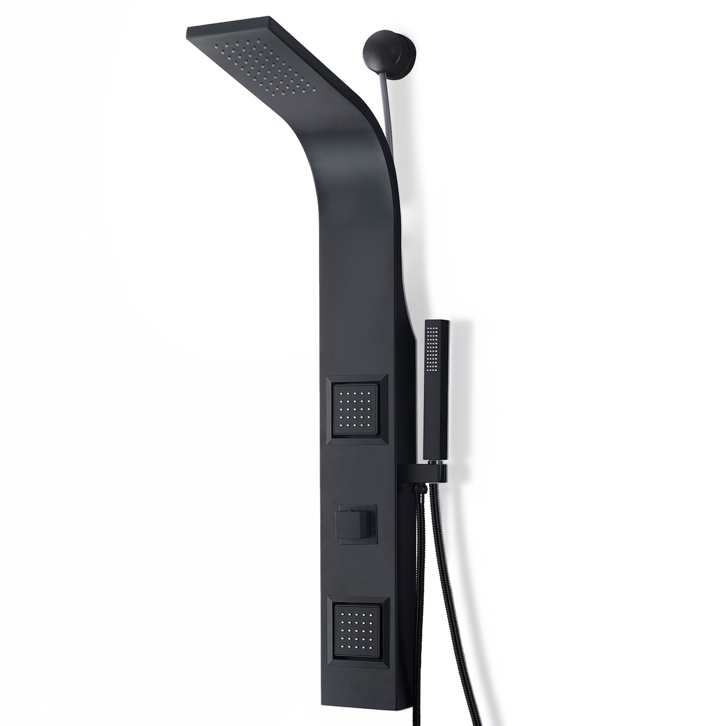 Aura 2-Jetted Shower Panel with Heavy Rain Shower & Spray Wand