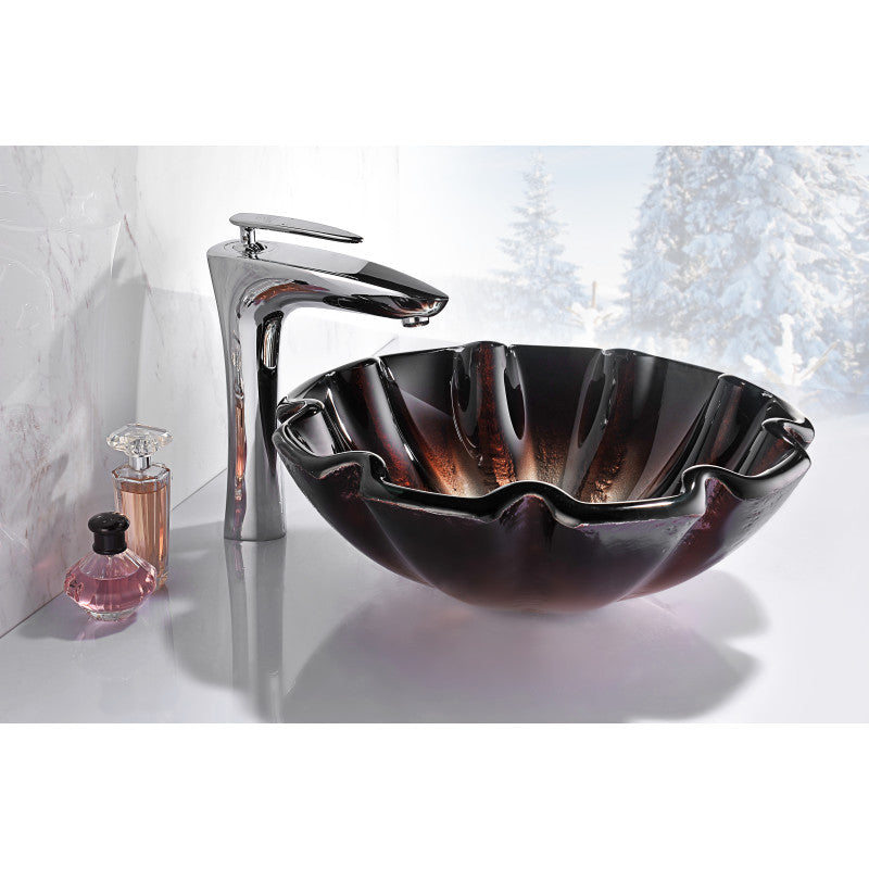 Stellar Series Deco-Glass Vessel Sink