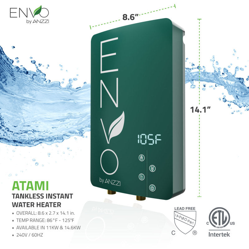 ENVO Arima 11 kW Tankless Electric Water Heater