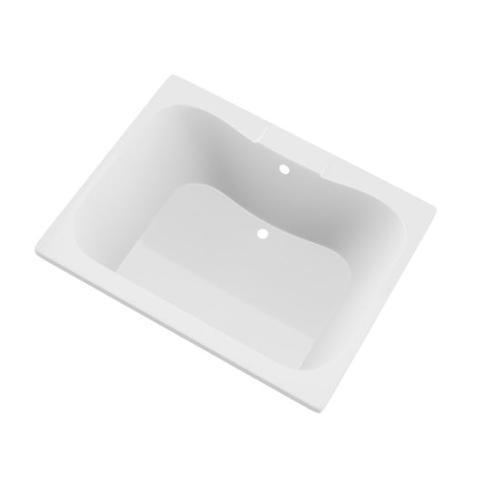 AZ4060NS - Alya 5 ft. Acrylic Center Drain Rectangular Bathtub in White