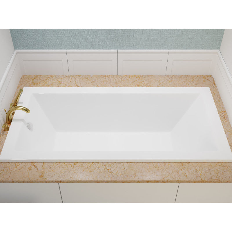 AZ3672VNS - Illyrian 6 ft. Acrylic Reversible Drain Rectangular Bathtub in White