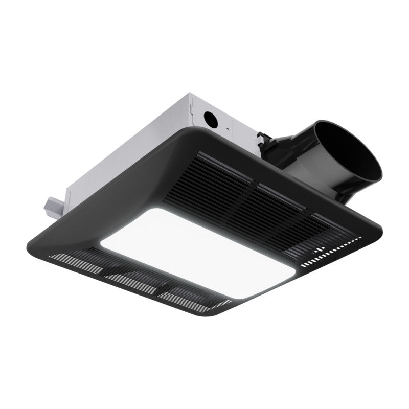 EF-AZ106MB - Summers Series 100 CFM Ceiling Mount Bathroom Exhaust Fan with Brilliant LED Light, Humidity Sensor Activation