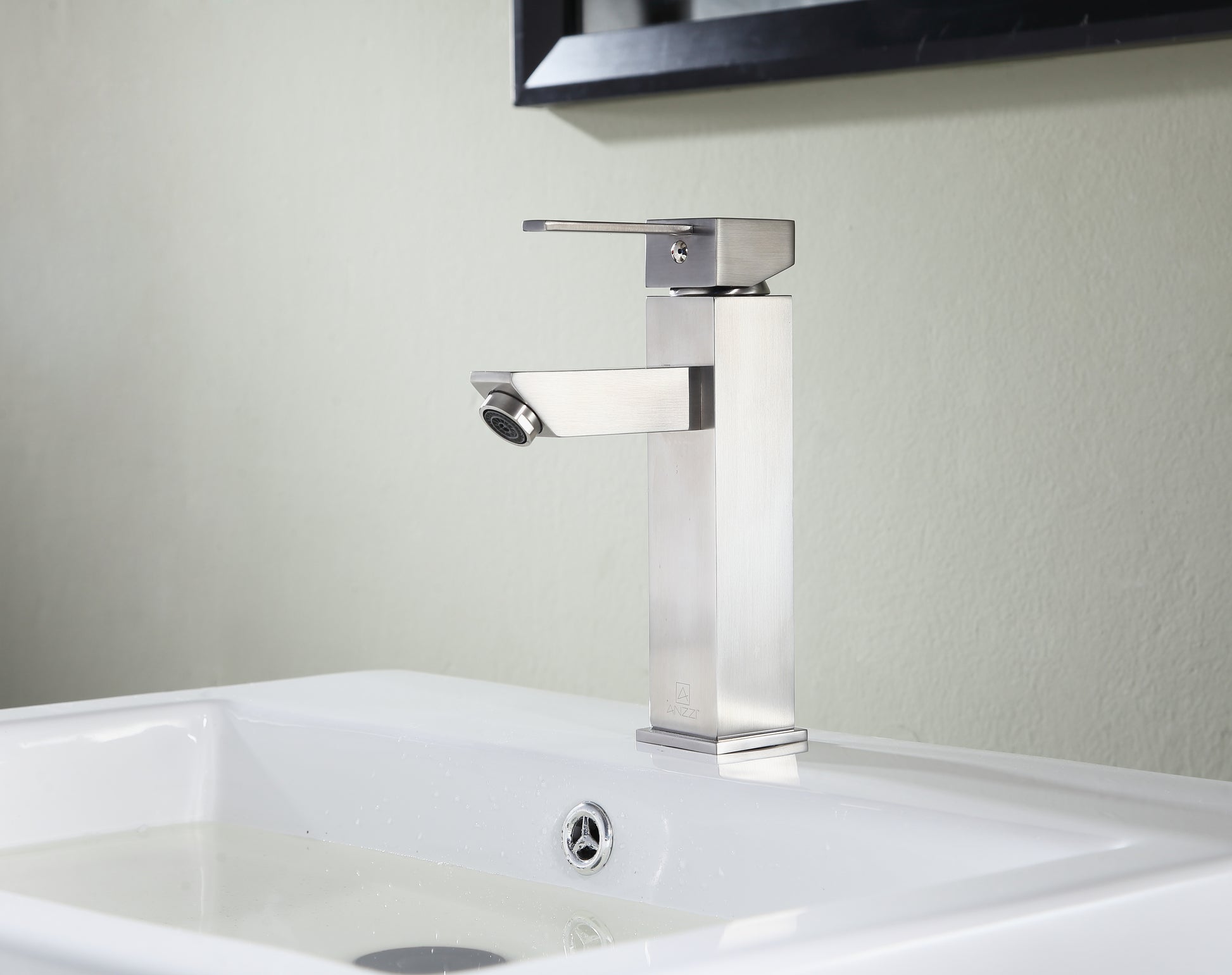 L-AZ112BN - Pygmy Single Hole Single Handle Bathroom Faucet in Brushed Nickel