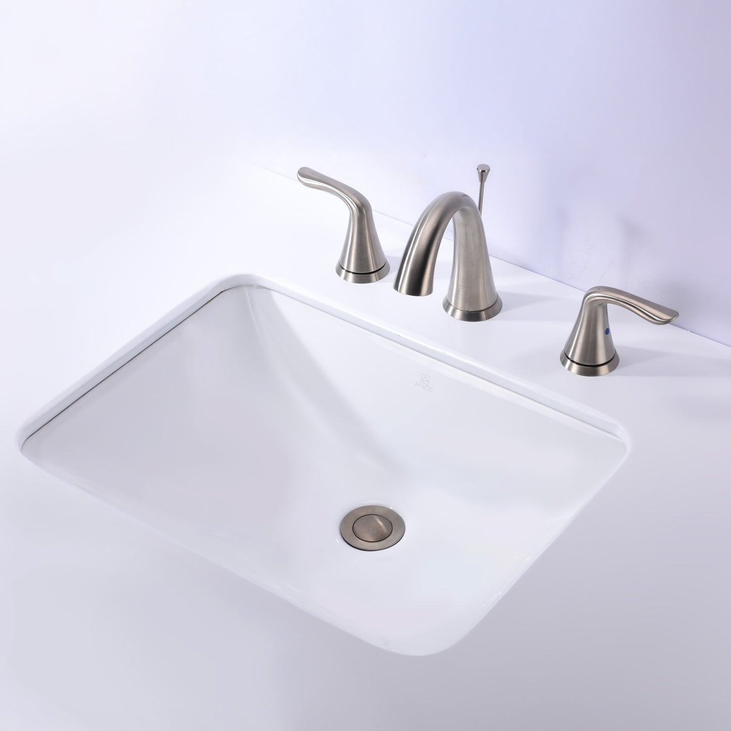 Dahlia Series 20.5 in. Ceramic Undermount Sink Basin in White