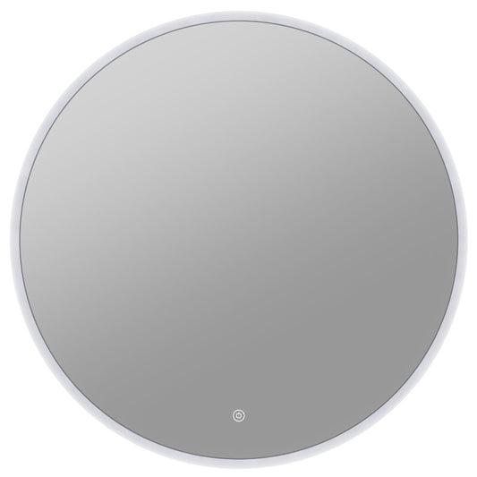 BA-LMDFX019AL - 28 in. Diameter Round LED Front Lighting Bathroom Mirror with Defogger
