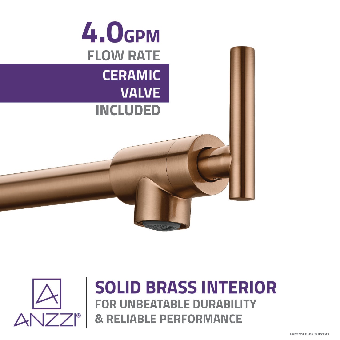 Braccia Series 24" Wall Mounted Pot Filler