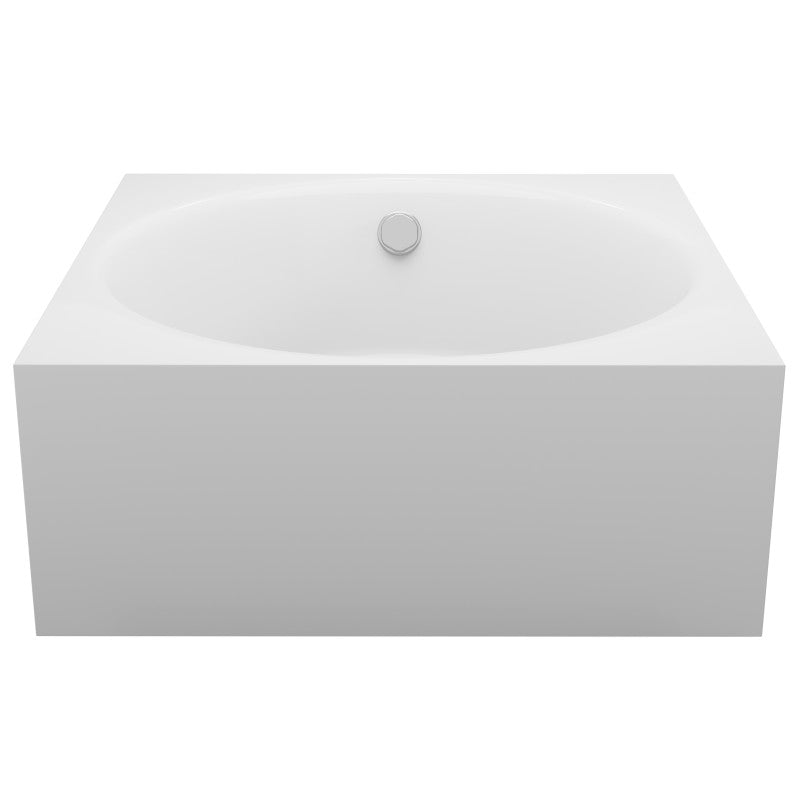 Abyss 59" Freestanding Bathtub in White