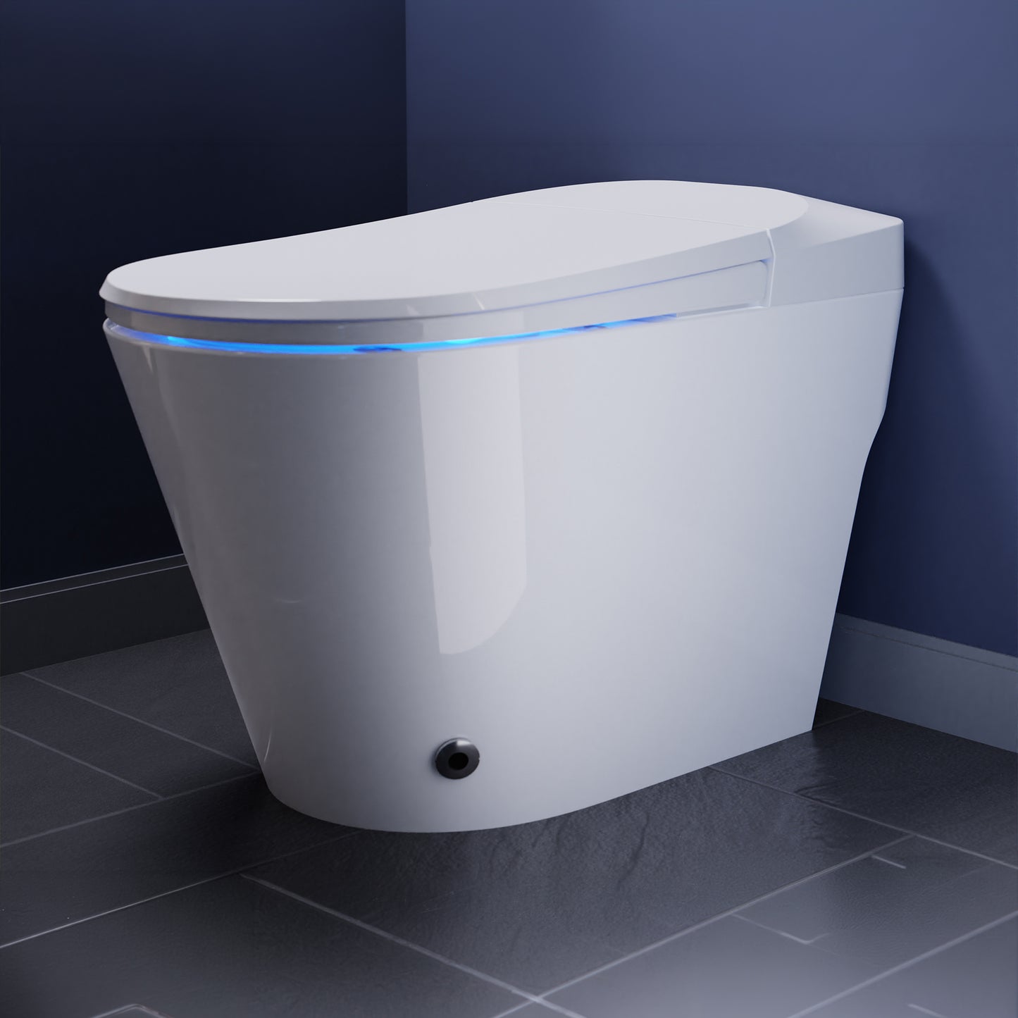 ENVO Echo Elongated 1.28 GPF Smart Bidet Toilet in White with Auto Open, Auto Close, Auto Flush, and Heated Seat