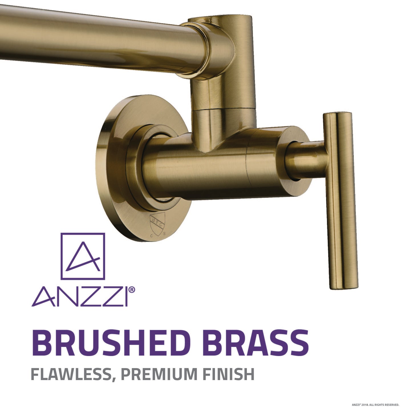 Braccia Series 24" Wall Mounted Pot Filler