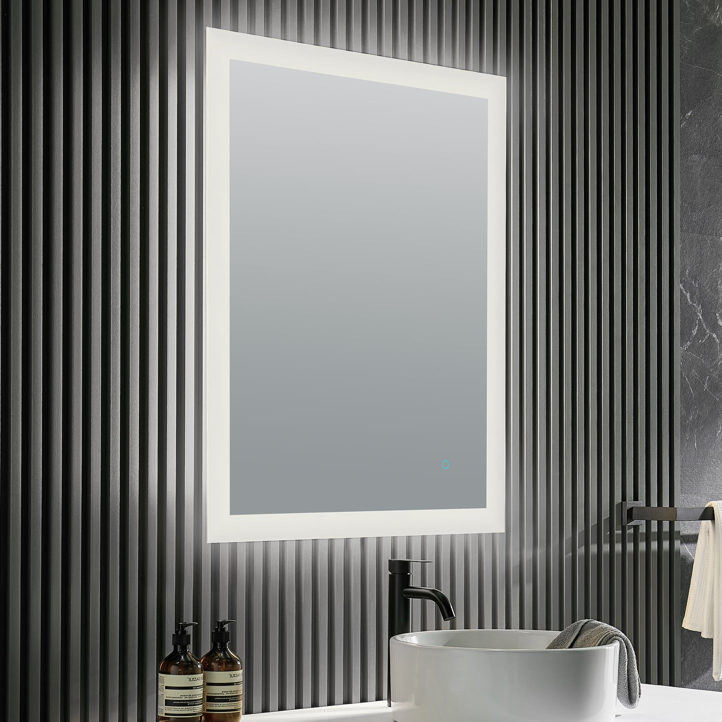 Olympus 36 in. H x 24 in. W Frameless LED Bathroom Mirror