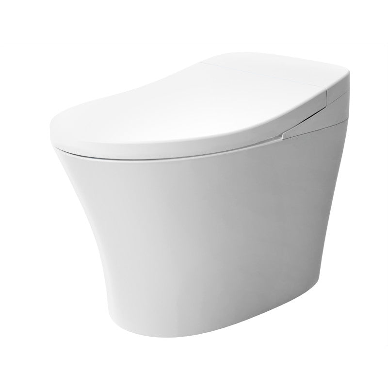 ENVO Vail Elongated 1.28 GPF Smart Bidet Toilet in White with Remote Control, Heated Seat, Auto Flush, and Water Filter