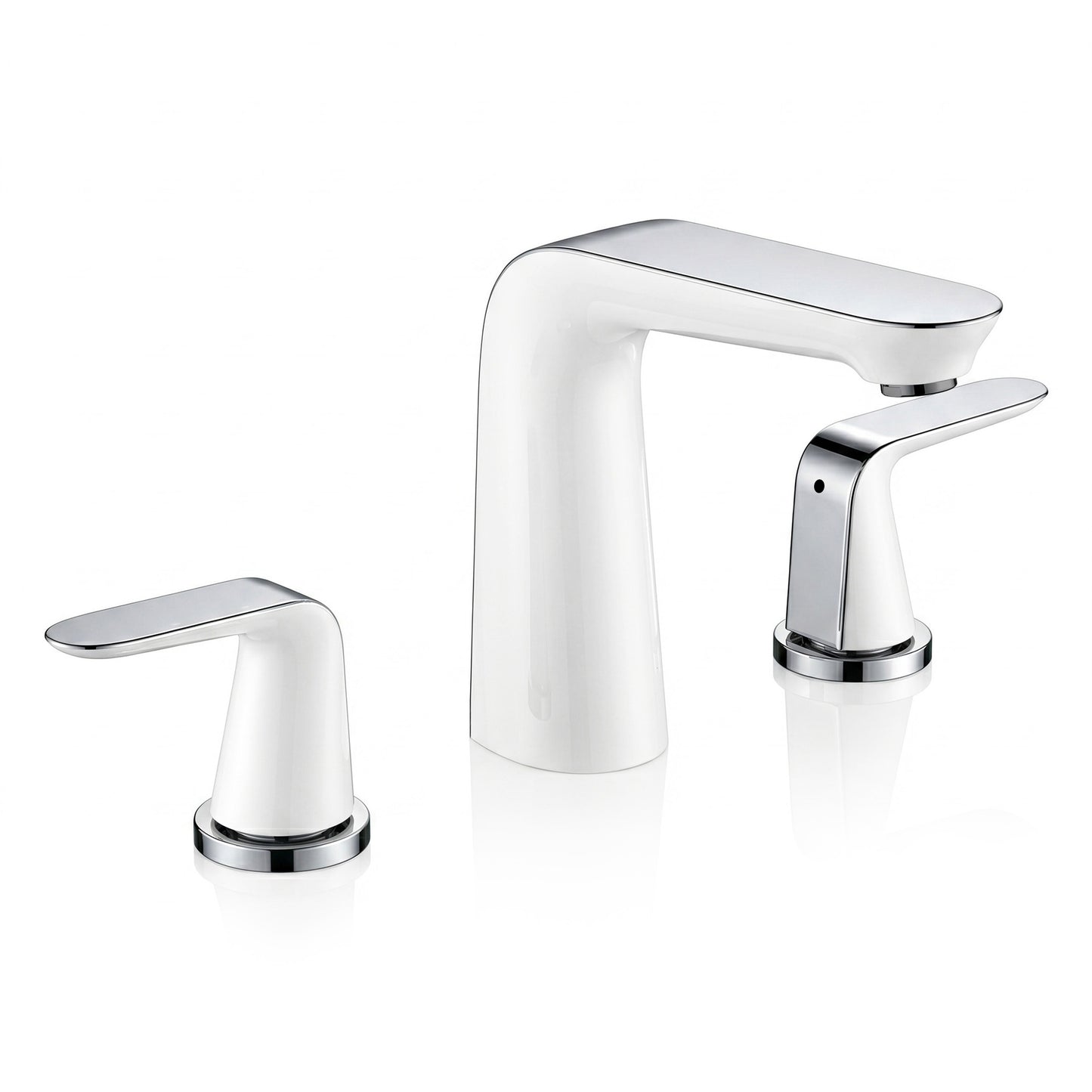Pendant Series 8 in. Widespread 2-Handle Low-Arc Bathroom Faucet in Polished Chrome
