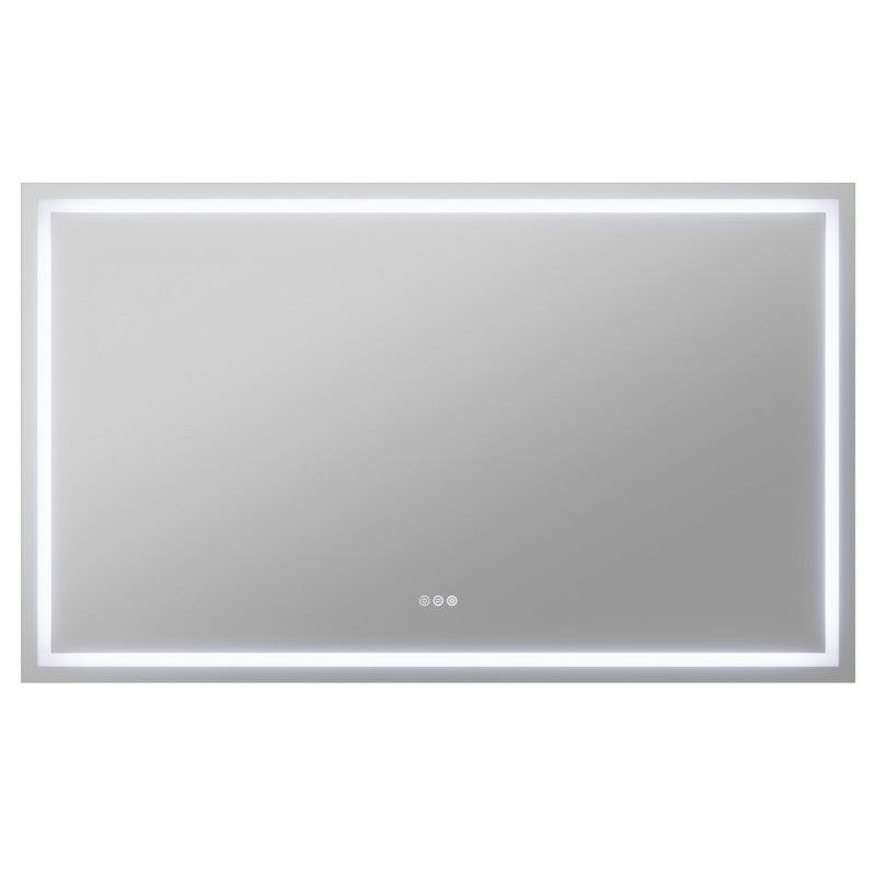 BA-LMDFX021AL - 36-in. x 60-in. Frameless LED Front/Back Light Bathroom Mirror w/Defogger