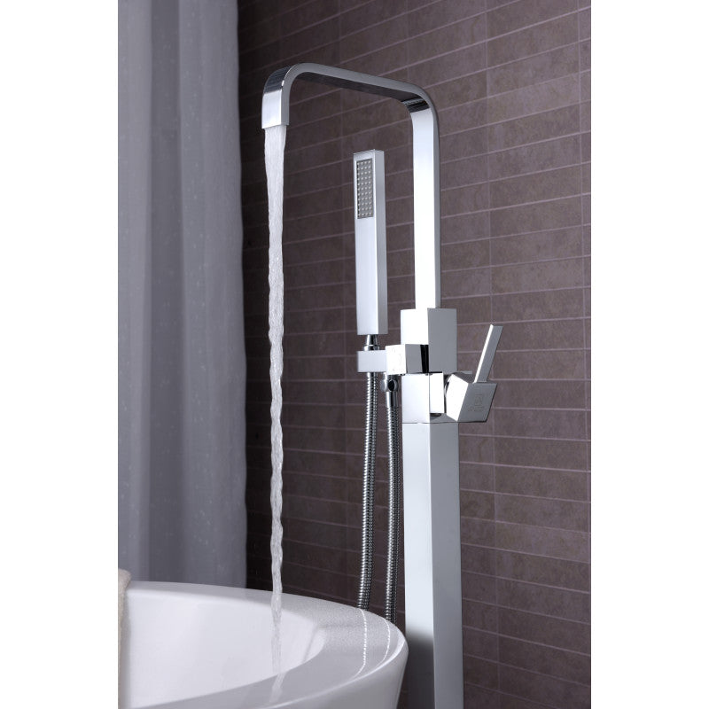 Victoria 2-Handle Claw Foot Tub Faucet with Hand Shower