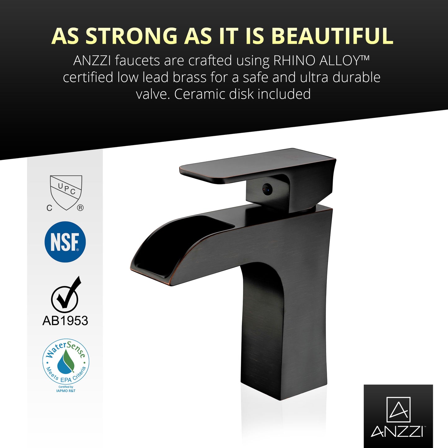 Forza Series Single Hole Single-Handle Low-Arc Bathroom Faucet