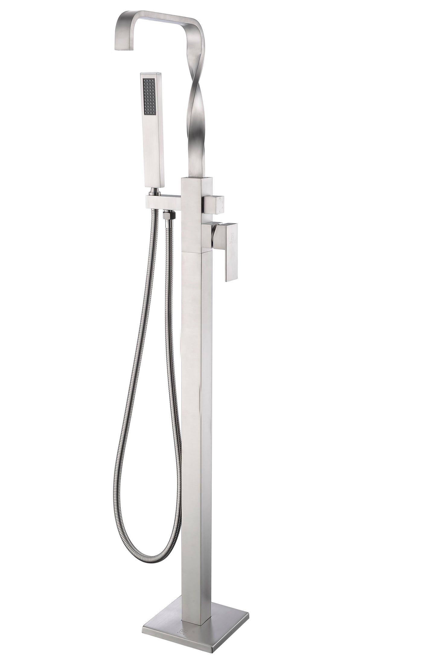 FS-AZ0050BN - Yosemite 2-Handle Claw Foot Tub Faucet with Hand Shower in Brushed Nickel