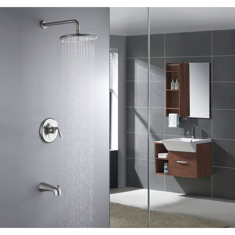 SH-AZ032BN - Meno Series Single-Handle 1-Spray Tub and Shower Faucet in Brushed Nickel
