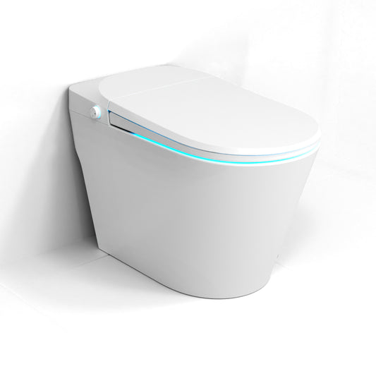Spa World Corp SWC-950 Bidet in Glossy White with 3in1 Nozzle Sprayer and Wifi