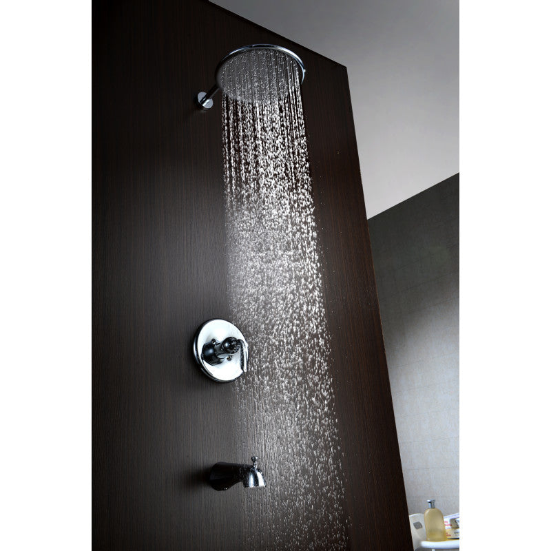 SH-AZ032 - Meno Series Single-Handle 1-Spray Tub and Shower Faucet in Polished Chrome