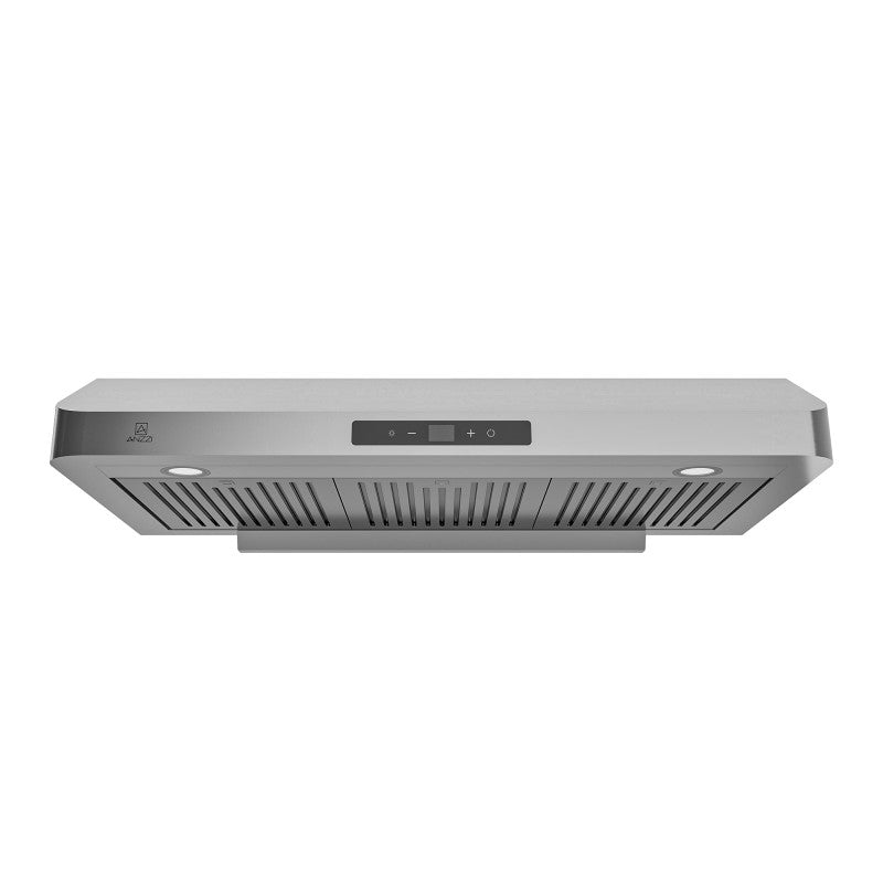 ANZZI 36-Inch 600 CFM 4-Speed Stainless Steel Under Cabinet Convertible Residential Range Hood with LED Lamp