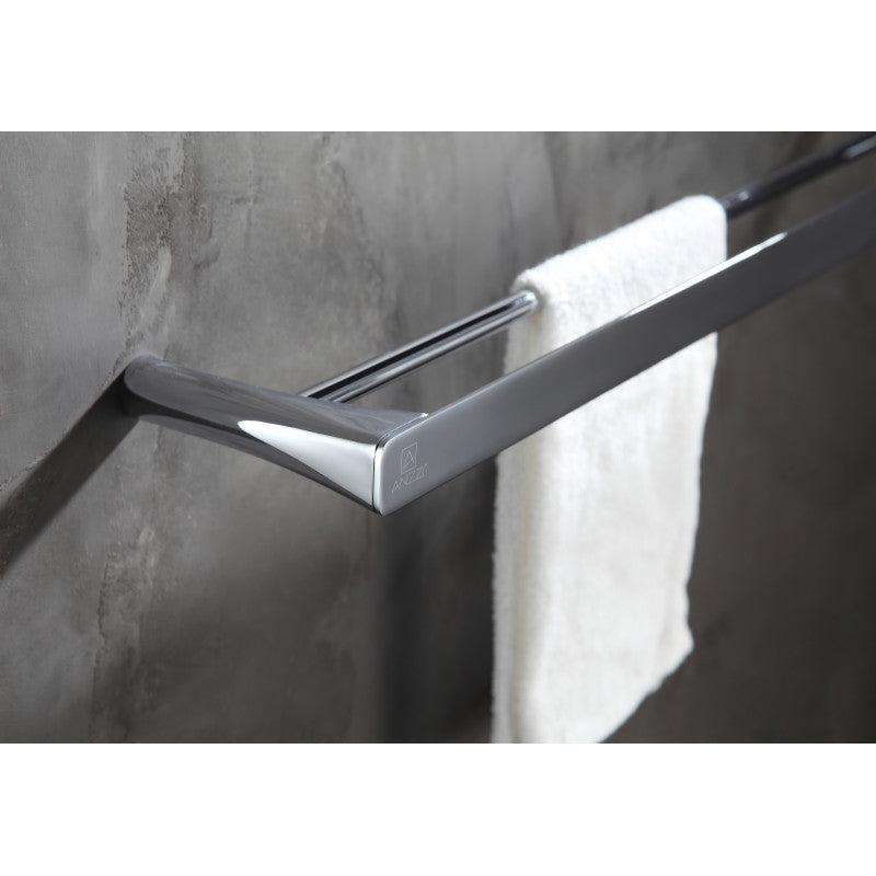 AC-AZ057 - Caster 3 Series Towel Bar in Polished Chrome