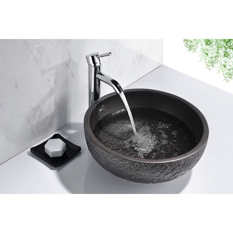 Stellar Series Deco-Glass Vessel Sink